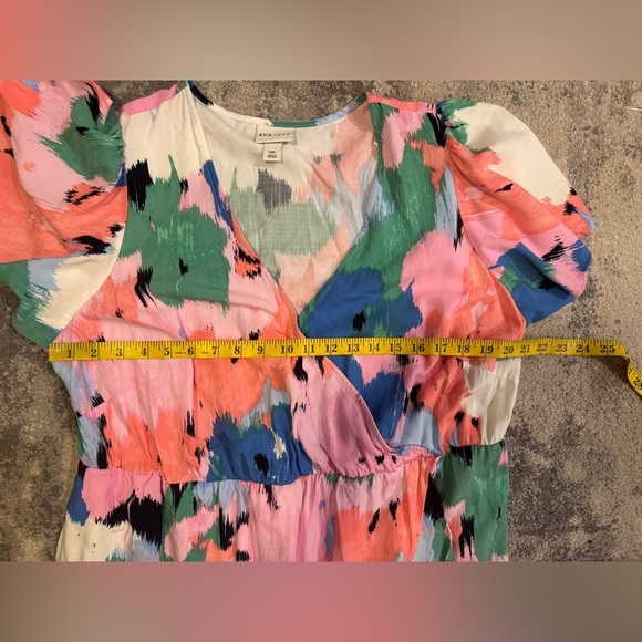 Ava & Viv Multicolor Abstract Dress - Picture 6 of 8